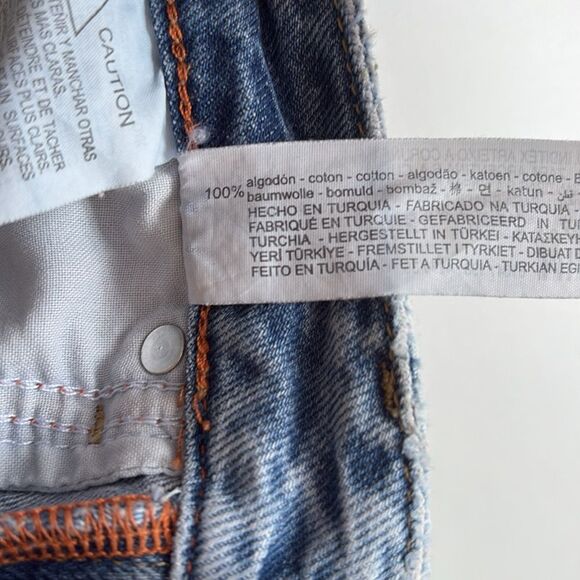 Zara Relaxed Jeans‎ with Rips Women’s Size 4 - Picture 7 of 8